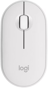 Logitech+K350s+Pebble+Mouse+2+-+White