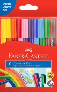 Faber+Castell+10+Pack+Connector+Pens