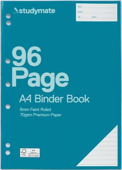 Studymate+96+Page+Binder+Book