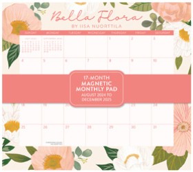 Orange+Circle+Magnetic+Calendar+Pad+-+Bella+Flora