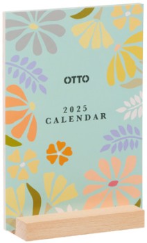 Otto+Wooden+Stand+Calendar+-+Floral