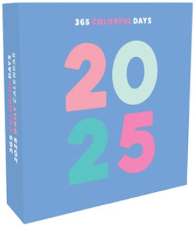 Brown+Trout+Boxed+Desk+Calendar+-+Colourful+Typography