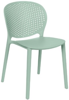 NEW+Kadink+Lattice+Back+Stacking+Chair+-+Mint