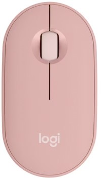 Logitech+K350s+Pebble+Mouse+2+-+Rose