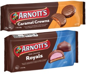 Arnotts-Chocolate-Biscuits-160250g-Selected-Varieties on sale