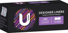 U+By+Kotex+Liners+with+Designs+30+Pack+Selected+Varieties