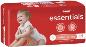 Huggies+Essentials+Nappies+40-52+Pack+Selected+Varieties