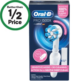 Oral-B+Pro+1500x+Electric+Toothbrush