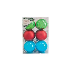 Christmas+Traditional+60mm+Felt+Baubles+Pk+6+%26ndash%3B+Assorted