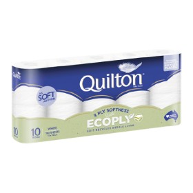 Quilton+Eco+3+Ply+Toilet+Tissue+Pk+10