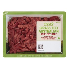 Macro-Australian-Grass-Fed-Beef-Stir-Fry-500g on sale