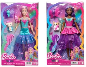 Barbie-A-Touch-of-Magic-Doll-with-Fairytale-Dress-Assorted on sale