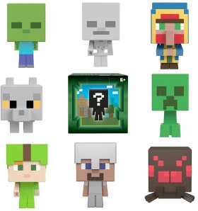 Minecraft+Mob+Head+Mini+Figure+-+Assorted