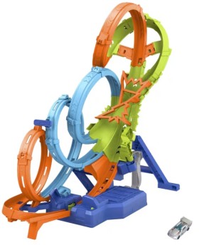 Hot+Wheels+Action+4-Loop+Crash+Out+Track+Set