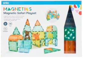 48+Piece+Magnetic+Safari+Playset