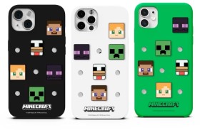 Minecraft+iPhone+Case+with+Poppers+-+Assorted