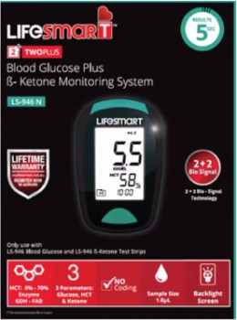 LifeSmart+TwoPlus+Blood+Glucose+plus+B-Ketone+Monitoring+System