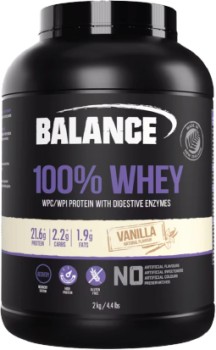 Balance+100%25+Whey+Protein+Powder+Vanilla+2kg