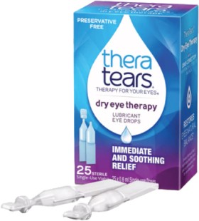 Thera+Tears+Dry+Eyes+Lubricant+Eye+Drops+25+x+0.6ml+Vials