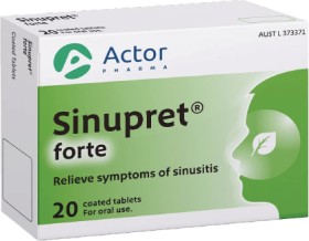 Sinupret+Forte+Sinusitis+Relief+20+Tablets