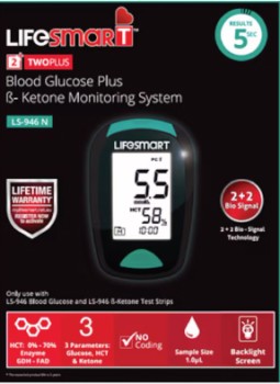 LifeSmart+TwoPlus+Blood+Glucose+plus+B-Ketone+Monitoring+System