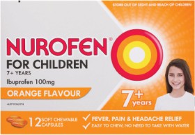 Nurofen+for+Children+7%2B+Orange+Chewable+Capsules+12+Pack