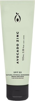 Avocado+Zinc+Natural+Physical+Sunscreen+SPF50+100ml