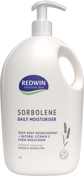 Redwin+Sorbolene+Moisturiser+With+Vitamin+E+1.1+Litre