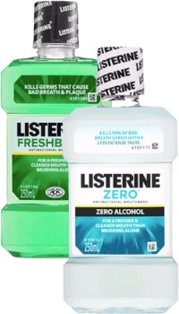 Listerine+Freshburst+or+Zero+Alcohol+Antibacterial+Mouthwash+250ml