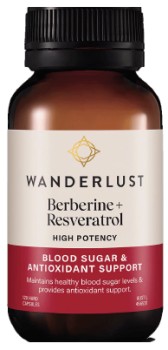 NEW+Wanderlust+Berberine+%2B+Resveratrol+120+Capsules