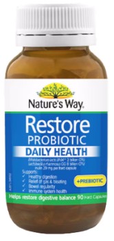 Nature%26rsquo%3Bs+Way+Restore+Probiotic+Daily+Health+90+Capsules