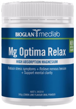 Medlab+Mg+Optima+Relax+Lemon-+Lime+Powder+300g