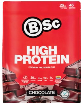 BSc+High+Protein+Powder+Chocolate+-+1.8kg