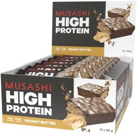 Musashi+High+Protein+Bar+Peanut+Butter+12+x+90g