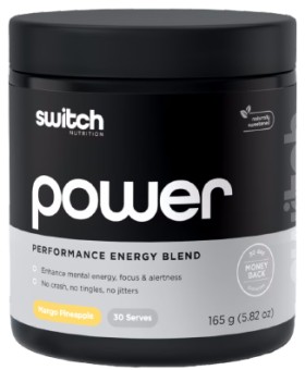 Switch+Nutrition+Power+Performance+Energy+Pre-Workout+Mango+Pineapple+165g