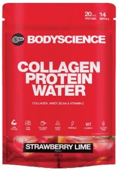 BSc+Collagen+Protein+Water+Strawberry+Lime+350g