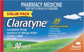 Claratyne+Hayfever+Allergy+Relief+Non+Drowsy+90+Tablets