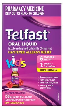 Telfast+Kids+Oral+Liquid+Hayfever+Allergy+Relief+150ml+%28New+Formulation%29