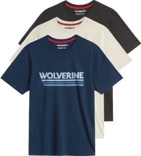 NEW+Wolverine+Classic+Stripe+S%2FS+T-Shirt