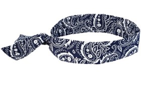 Ergodyne-Cooling-Bandana-Blue-Western on sale