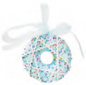 Hanging+Deco+Sprinkles+Donut+Asstd+10cm