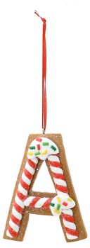 Hanging+Decos+Alphabet+Gingerbread+10cm