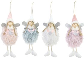 Hanging+Fairy+Feather+Dress+25cm+Assorted