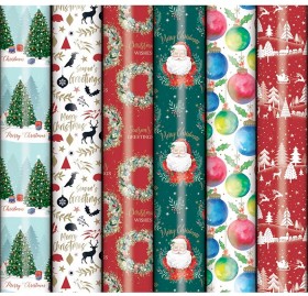 Christmas+Wrap+Salvos+Assorted+Designs+5+Metre+x+70cm