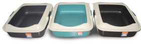 Cat-Litter-Tray-Toilet-with-Rim-50x40x16cm on sale