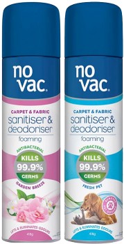 No+Vac+Foam+Carpet+Deodoriser+418g+3+Assorted+%26amp%3B+Instant+Spot+%26amp%3B+Stain+Remover+500ml