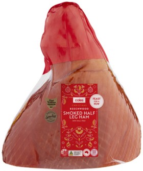 Coles+Beechwood+Smoked+Half+Leg+Ham