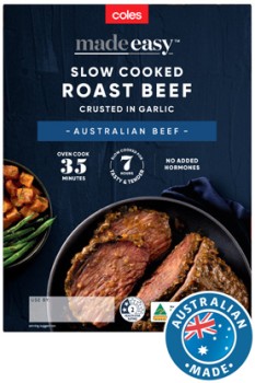 Coles+Made+Easy+Slow+Cooked+Beef+Crusted+in+Garlic+700g