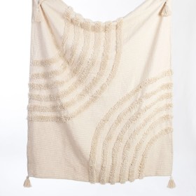 Arc+Cotton+Tufted+Throw+by+M.U.S.E.