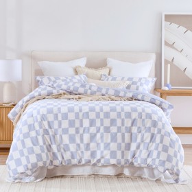 Flynn+Check+Quilt+Cover+Set+by+Essentials